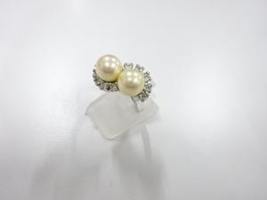 アンティーク　925　パール　指輪(9号)